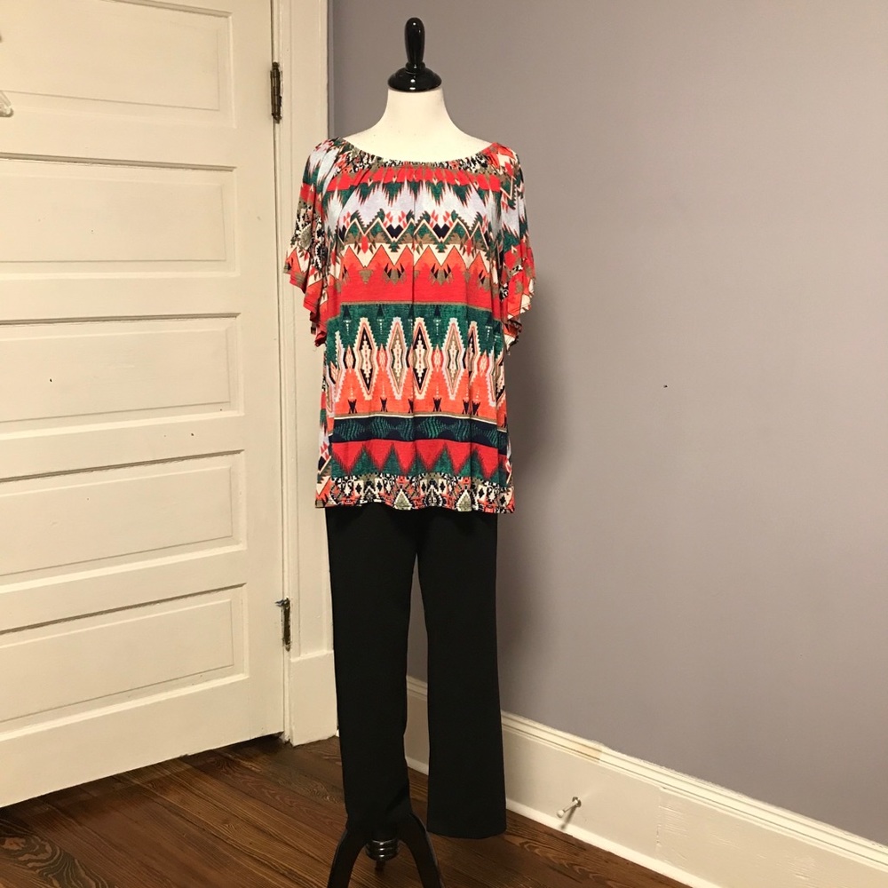 Yahada tribal print tunic